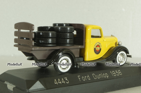 Ford V8 Dunlop 1936, yellow, Solido 1:43