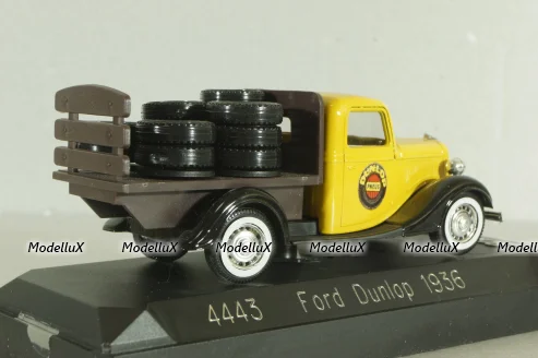 Ford V8 Dunlop 1936, yellow, Solido 1:43