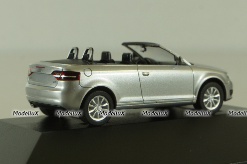 Audi A3 Cabriolet (8P), 2006 Silver, 501.08.033.12, Herpa 1:87