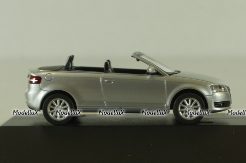 Audi A3 Cabriolet (8P), 2006 Silver, 501.08.033.12, Herpa 1:87