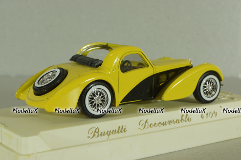 Bugatti Type 57 S Atalante 1939, yellow, Solido 1:43