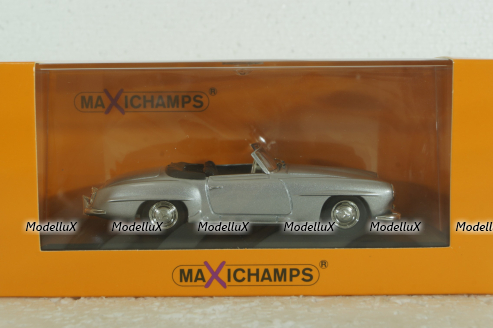 Mercedes 190 SL (W121) 1955, silver, 940033130, Maxichamps 1:43