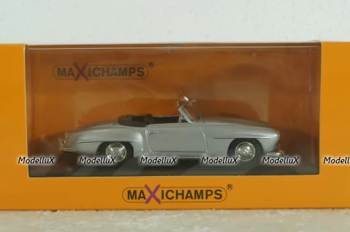 Mercedes 190 SL (W121) 1955, silver, 940033130, Maxichamps 1:43