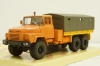 Краз-260 борт с тентом, оранжевый 1980, Н290, Наш Автопром 1:43
