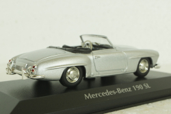 Mercedes 190 SL (W121) 1955, silver, 940033130, Maxichamps 1:43