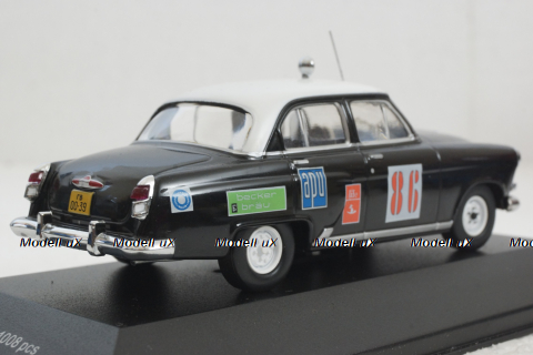 Газ-21 Волга 1962г., №86 Ралли 1000 озер, Финляндия, VVM051, VVM 1:43