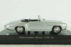 Mercedes 190 SL (W121) 1955, silver, 940033130, Maxichamps 1:43