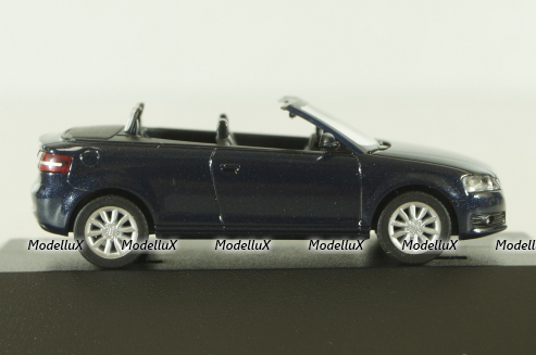 Audi A3 Cabriolet (8P), 2006 blue, 501.08.033.22, Herpa 1:87