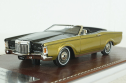 Lincoln Continental Mark III Convertible (1971), black/gold, GIM011A, GIM 1:43