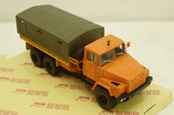 Краз-260 борт с тентом, оранжевый 1980, Н290, Наш Автопром 1:43