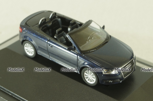Audi A3 Cabriolet (8P), 2006 blue, 501.08.033.22, Herpa 1:87