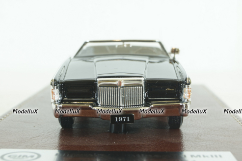 Lincoln Continental Mark III Convertible (1971), black/gold, GIM011A, GIM 1:43