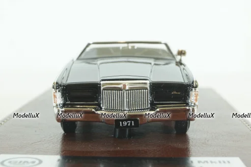 Lincoln Continental Mark III Convertible (1971), black/gold, GIM011A, GIM 1:43