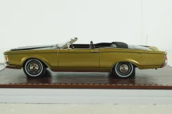 Lincoln Continental Mark III Convertible (1971), black/gold, GIM011A, GIM 1:43