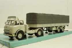 Маз-504В с п/прицепом 5205А Совстрансавто белый, Н789, Наш Автопром 1:43