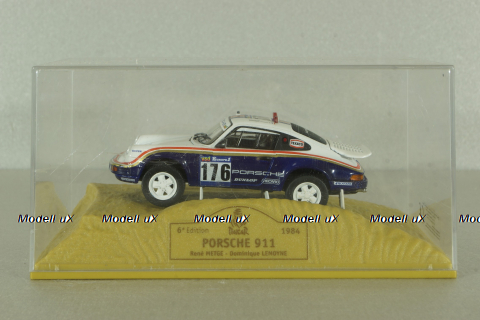 Porsche 911 Rally Paris-Dakar 1984 R. Metege - D. Lemoyne, Norev 1:43
