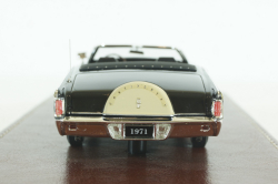 Lincoln Continental Mark III Convertible (1971), black/gold, GIM011A, GIM 1:43