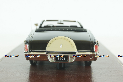 Lincoln Continental Mark III Convertible (1971), black/gold, GIM011A, GIM 1:43