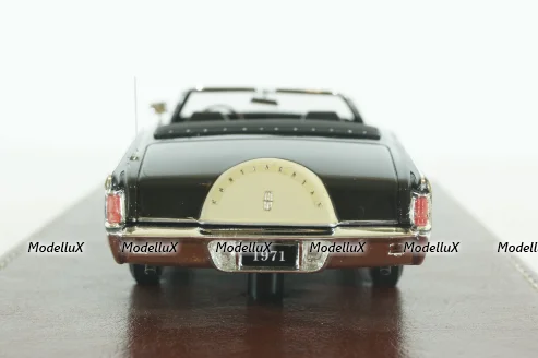 Lincoln Continental Mark III Convertible (1971), black/gold, GIM011A, GIM 1:43