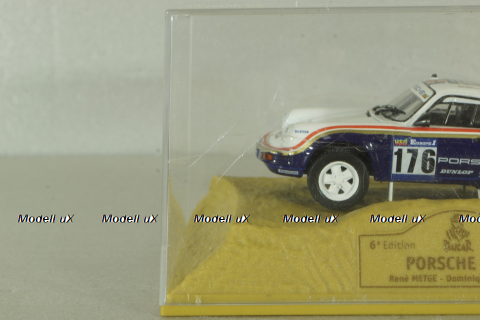 Porsche 911 Rally Paris-Dakar 1984 R. Metege - D. Lemoyne, Norev 1:43