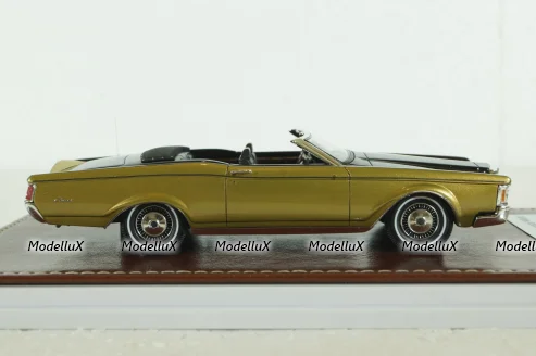 Lincoln Continental Mark III Convertible (1971), black/gold, GIM011A, GIM 1:43