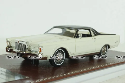 Lincoln Continental Mark III Farm and Ranch special (1972) white, GIM012A, GIM 1:43