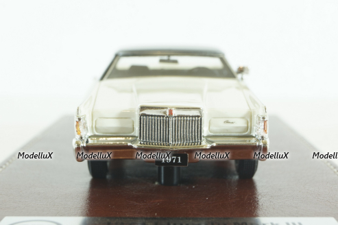 Lincoln Continental Mark III Farm and Ranch special (1972) white, GIM012A, GIM 1:43