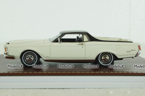 Lincoln Continental Mark III Farm and Ranch special (1972) white, GIM012A, GIM 1:43