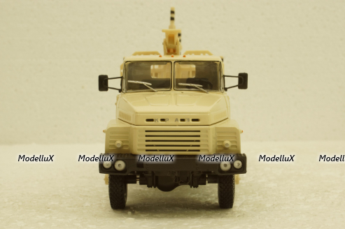 Краз-6437 лесовоз бежевый, Н729, Наш Автопром 1:43