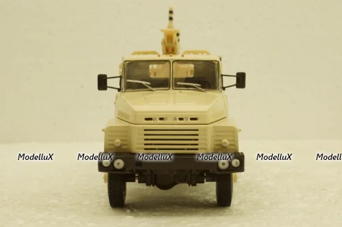 Краз-6437 лесовоз бежевый, Н729, Наш Автопром 1:43