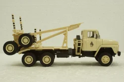 Краз-6437 лесовоз бежевый, Н729, Наш Автопром 1:43