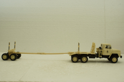 Краз-6437 лесовоз бежевый, Н729, Наш Автопром 1:43