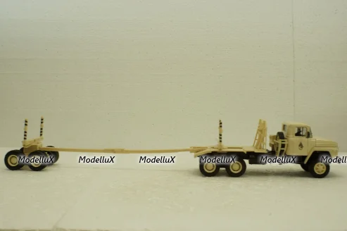 Краз-6437 лесовоз бежевый, Н729, Наш Автопром 1:43