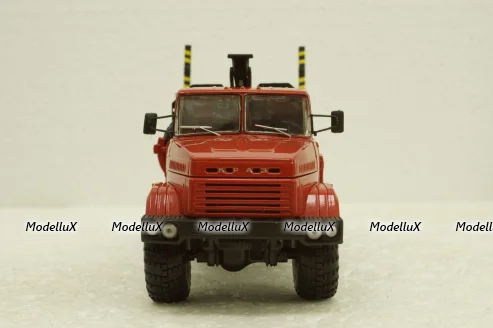 Краз-64372 лесовоз красный, Н731, Наш Автопром 1:43