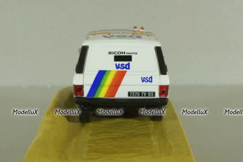 Range Rover Vogue #212 Paris-Dakar 1981 R.METGE - B.GIROUX, Norev 1:43