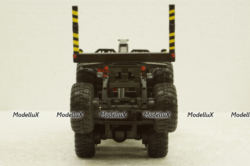 Краз-64372 лесовоз красный, Н731, Наш Автопром 1:43