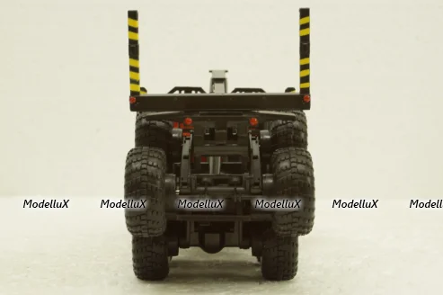 Краз-64372 лесовоз красный, Н731, Наш Автопром 1:43