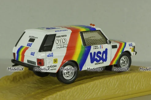Range Rover Vogue #212 Paris-Dakar 1981 R.METGE - B.GIROUX, Norev 1:43