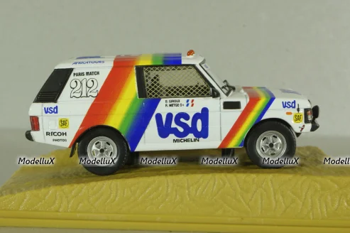 Range Rover Vogue #212 Paris-Dakar 1981 R.METGE - B.GIROUX, Norev 1:43