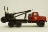 Краз-64372 лесовоз красный, Н731, Наш Автопром 1:43