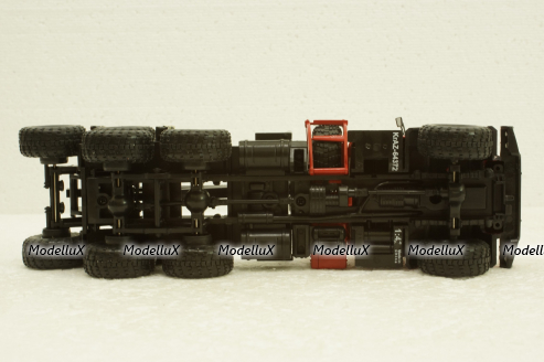 Краз-64372 лесовоз красный, Н731, Наш Автопром 1:43