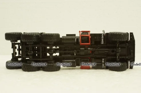 Краз-64372 лесовоз красный, Н731, Наш Автопром 1:43