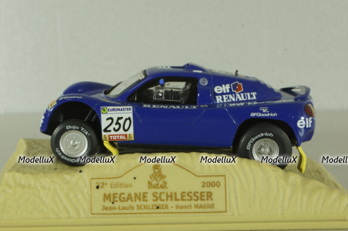 Megane Schlesser Winner Rally Paris-Dakar 1995, J.L.Schlesser-H.Magne, Norev 1:43