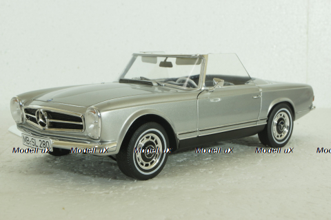 Mercedes 280 SL Pagode with removable Hardtop silver/black, 450037300, Schuco 1:18