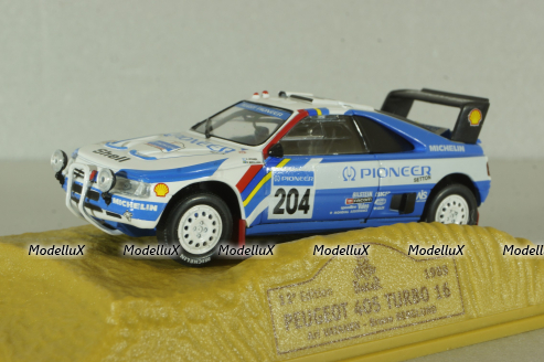 Peugeot 405 Turbo 16 #204  Rally Paris-Dakar 1989 A.VATANEN - B. BERGLUND, Norev 1:43