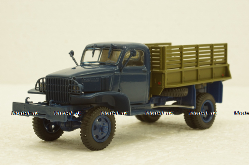 Chevrolet G7117 бортовой 1945, синий, Легендарный Грузовики СССР №88, 1:43