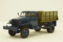 Chevrolet G7117 бортовой 1945, синий, Легендарный Грузовики СССР №88, 1:43