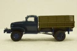 Chevrolet G7117 бортовой 1945, синий, Легендарный Грузовики СССР №88, 1:43