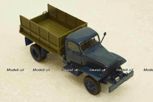 Chevrolet G7117 бортовой 1945, синий, Легендарный Грузовики СССР №88, 1:43