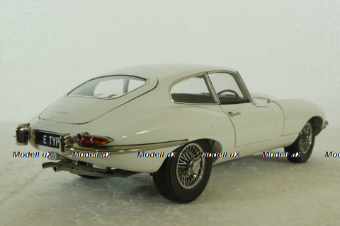 Jaguar E-Type, White, KYO8954W0, Kyosho 1:18